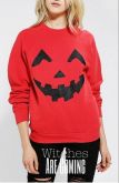 Vintage Halloween. Red